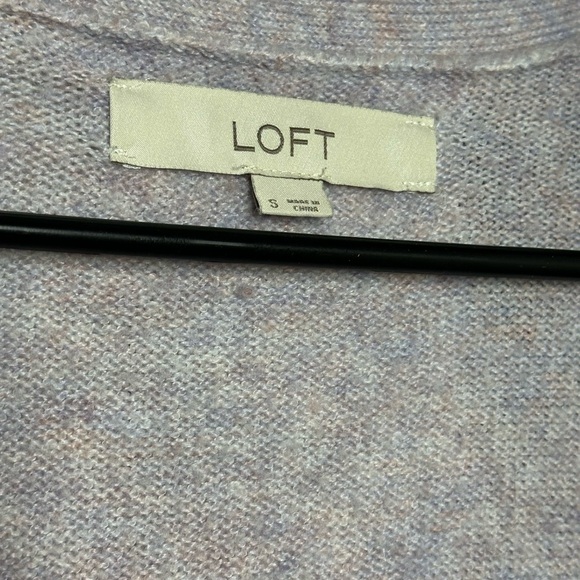 LOFT Light Purple Cardigan Sweater - Picture 3 of 3